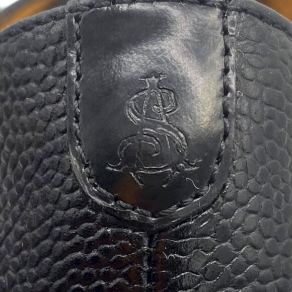 The Office of Angela Scott Mr. Colin Black Leather Double Monk Strap Loafer 41 - Picture 10 of 15